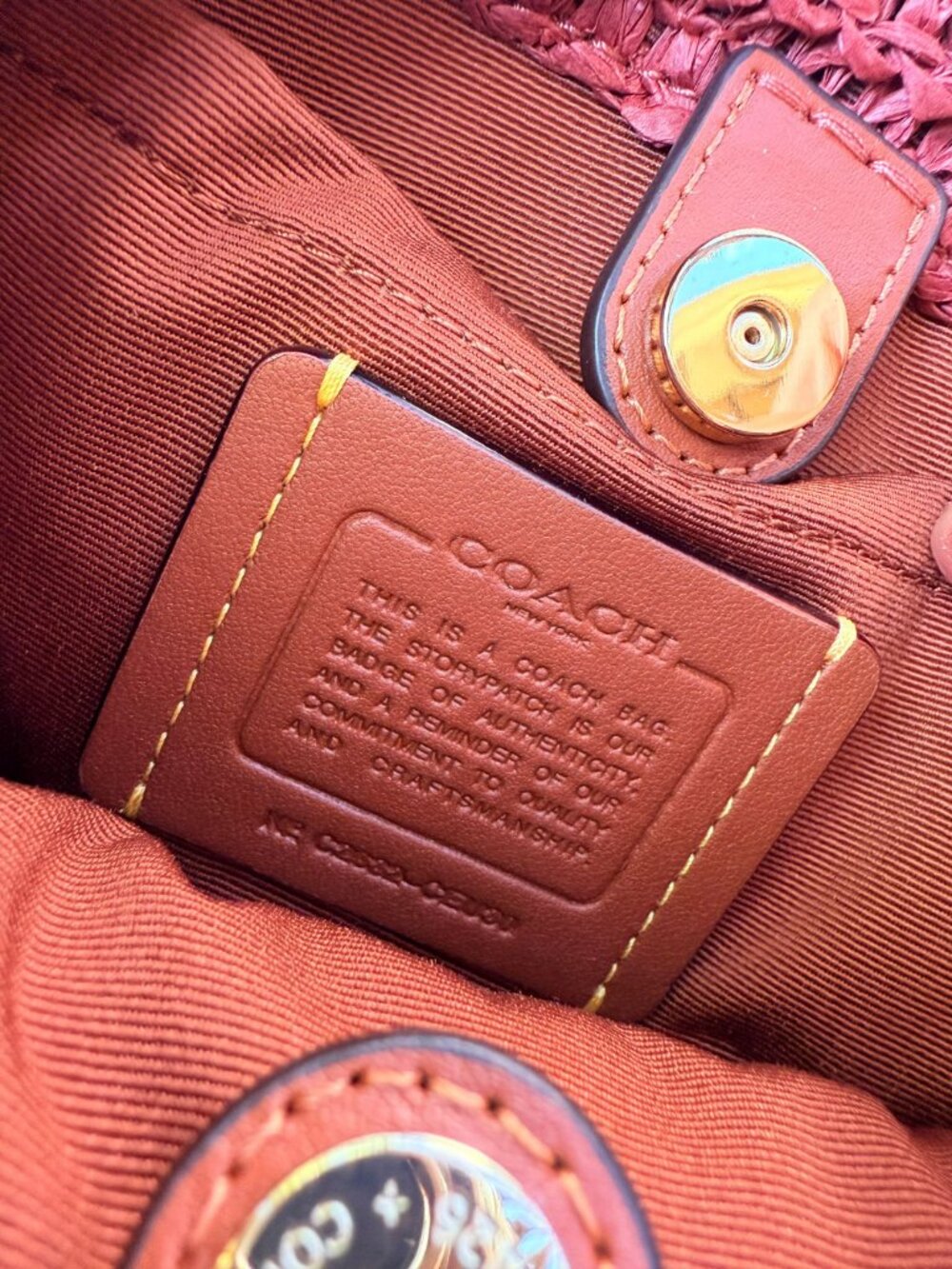 coach City Mini Tote Bag With Charms ceu30 - Picture 8 of 13